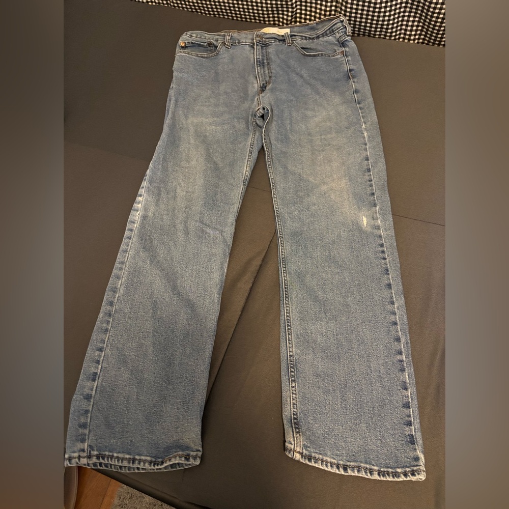 Men’s Levi Signature Light Blue Straight Leg Jeans